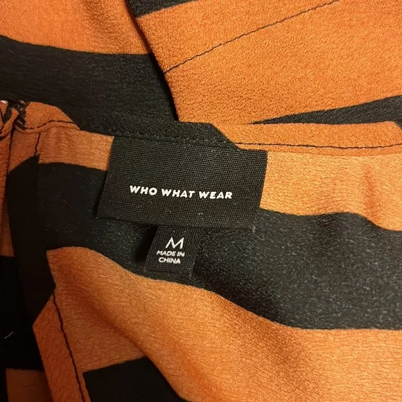 Brown and black striped shirt - Picture 3 of 3